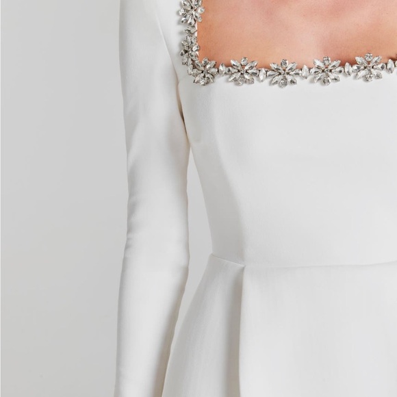 Nadine Merabi Kimberly rhinestone long sleeve - worn once. - Picture 2 of 10